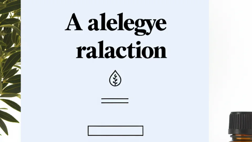 Çay Ağacı Yağının Alerjik Reaksiyonlara Neden Olur mu?